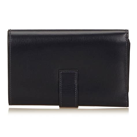 hermes mens wallet blue|vintage hermes men's wallet.